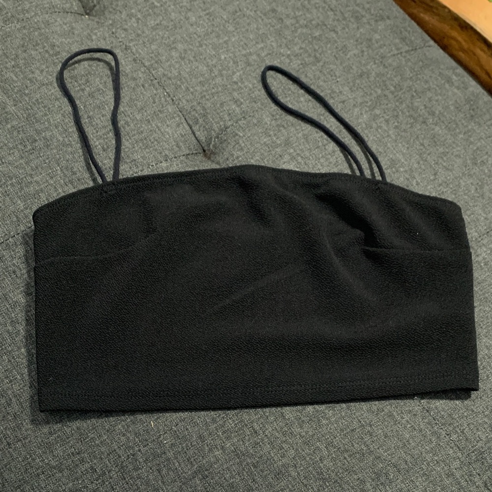 SHEIN Black Crop Top